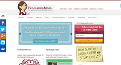 Desktop Screenshot of freelancemom.com