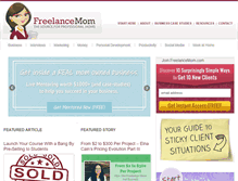 Tablet Screenshot of forum.freelancemom.com